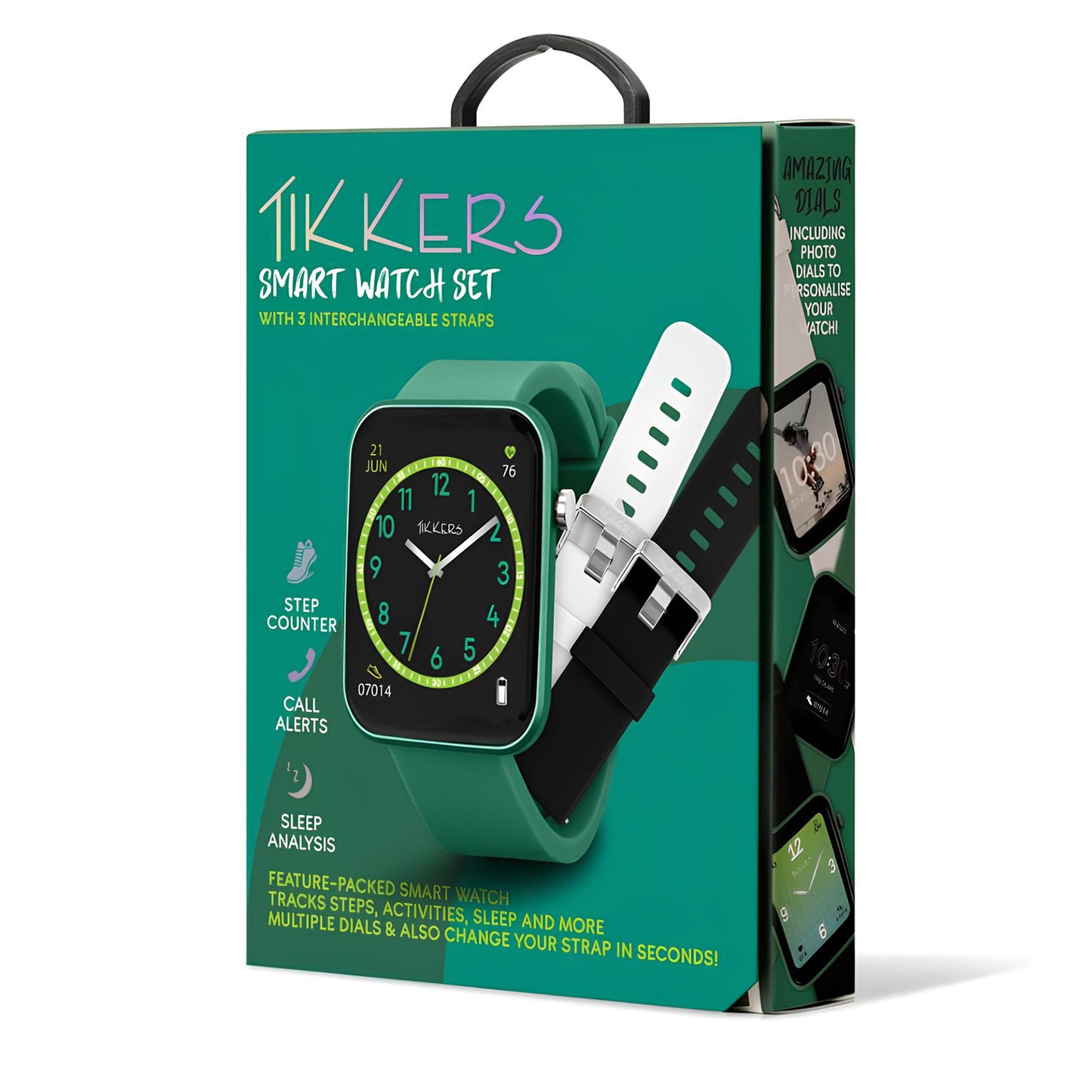 Tikkers Kids Series 13 Smart Green Interchangeable Strap Watch Set - TKS13-0030