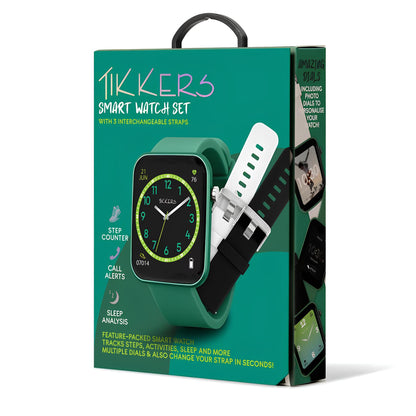Tikkers Kids Series 13 Smart Green Interchangeable Strap Watch Set - TKS13-0030