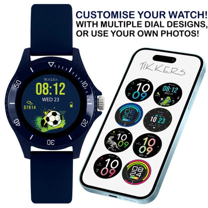 Tikkers Series 34 Navy Strap Smart Watch - TKS34-0021