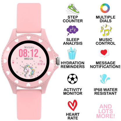Tikkers Series 34 Pink Strap Smart Watch - TKS34-0022