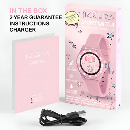 Tikkers Series 34 Pink Strap Smart Watch - TKS34-0022