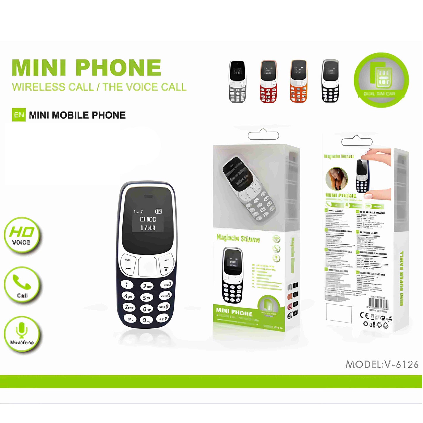 V6126 Mini Mobile Phone