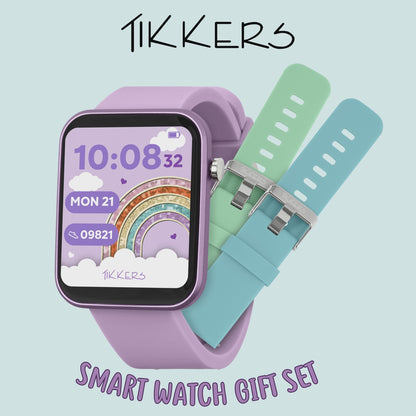Tikkers Kids Series 13 Smart Lilac Interchangeable Strap Watch Set - TKS13-0029