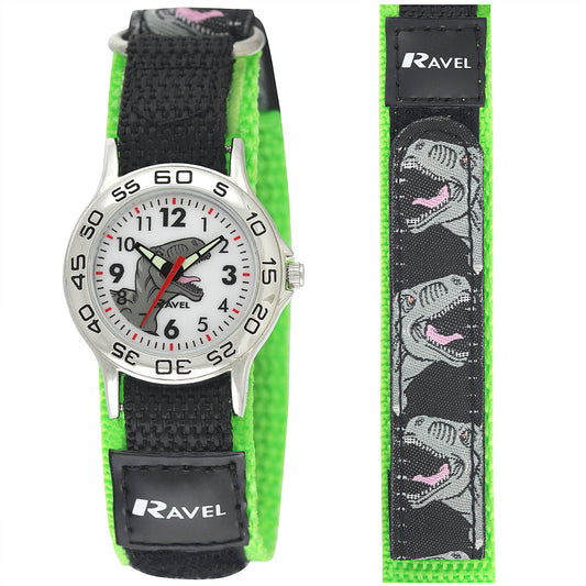 Ravel-Kid's Velcro Coloured Nylon Watch-R1507-59