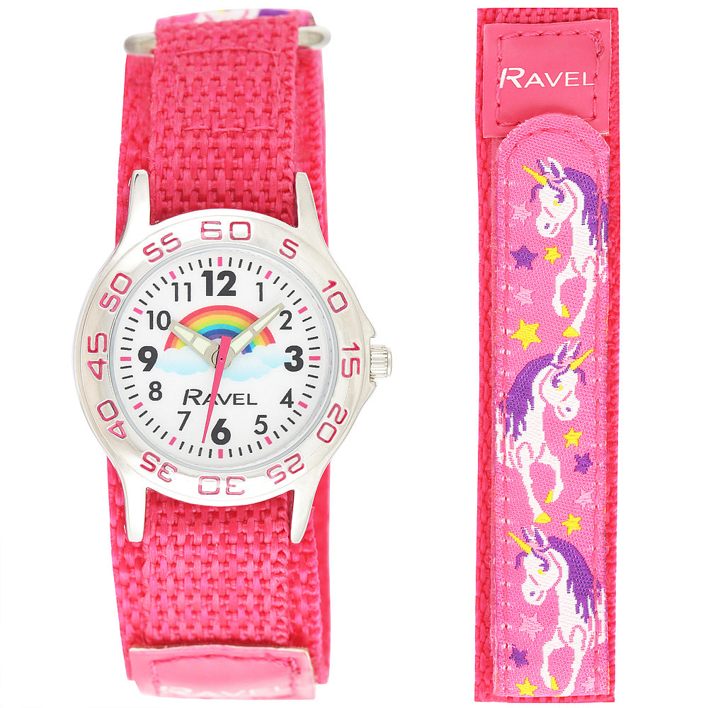 Ravel-Kid's Velcro Coloured Nylon Watch-R1507.60