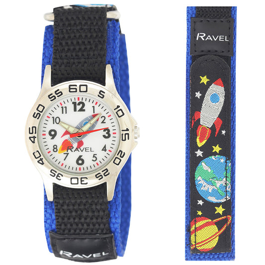 Ravel-Kid's Velcro Coloured Nylon Watch-R1507.88