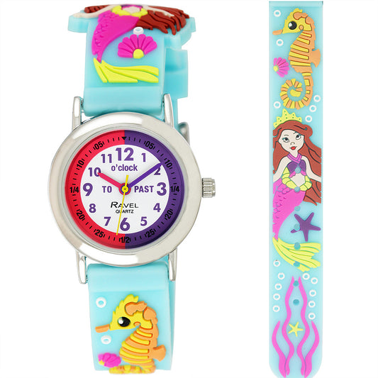 Ravel-Kid's Cartoon Time-Teacher Watch-R1513.91