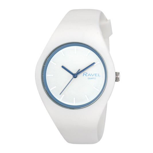 Unisex Comfort Fit Silicone Watch - Lilac-R1804.46