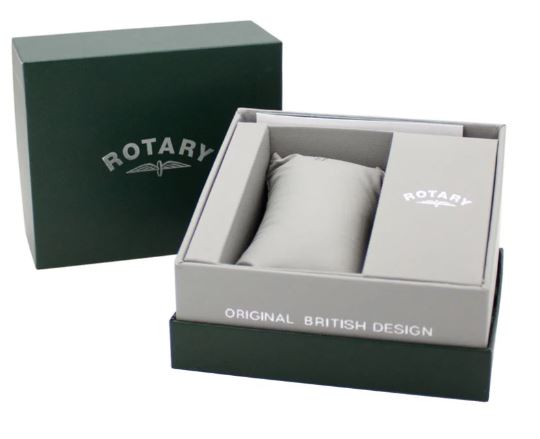 Rotary Ultra Slim Gents Two-tone Case Watch GB08001/02